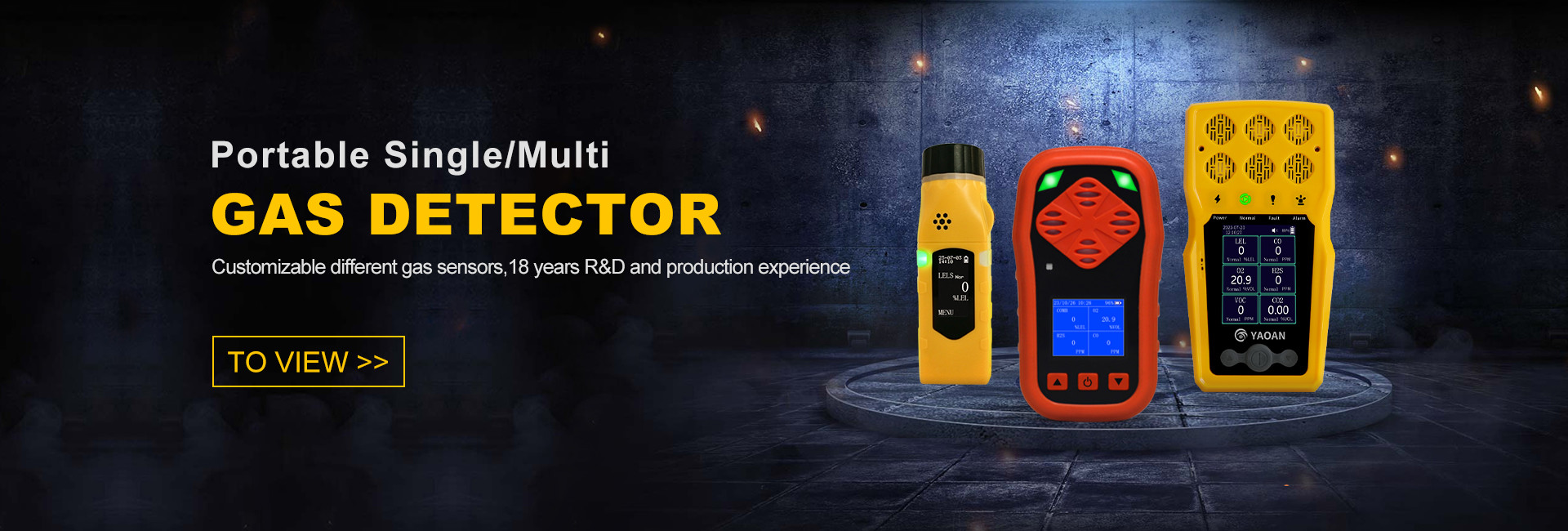 qualità Detettori multi-gas portatili fabbrica