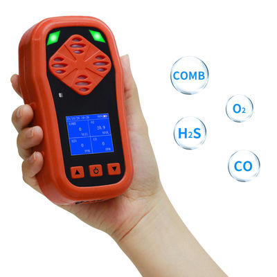 YA-CDX4 CE FCC Prezzo di fabbrica 4 in 1 Rilevatore di gas Portatile Multi Gas O2 CO LEL H2S Monitor di gas con allarme