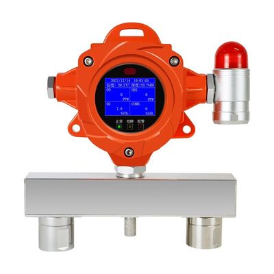 Detettore di gas per la sicurezza industriale 2 in 1 montato a parete con monitor di allarme