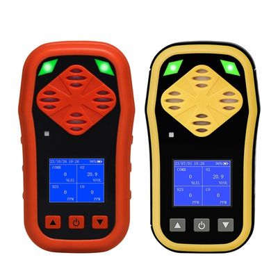 YA-CDX4 Personal Four Gas Monitor H2s CO O2 CH4 4 in 1 Gas Monitor Portatile Certificato ATEX
