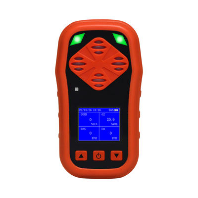 Detettore di gas combustibile portatile ABS rosso H2S CO O2 CH4 1 kg