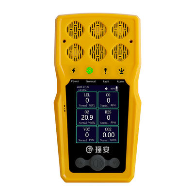 6 in 1 Monitor multi-gas portatile, analizzatore di gas combustibile per il rilevamento delle perdite di gas
