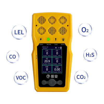 Detettore di gas personale H2S CO O2 LEL Multi Gas Detector per spazi ristretti