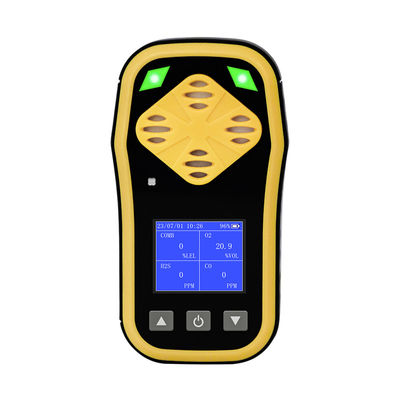 H2S CO O2 LEL Analisatori di gas 4 in 1 Detettore portatile di metanolo
