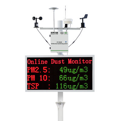 Sistema di monitoraggio della polvere in tempo reale TSP Dispositivo di monitoraggio della qualità dell'aria PM2.5 PM10