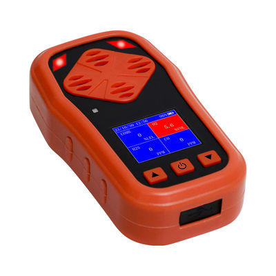 YAOAN CDX4 4 in 1 Detettore multi gas portatile O2 / CO / H2S / EX Detettore di gas con schermo LCD