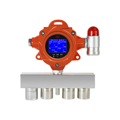 Detettore di gas fisso EX O2 CH4 CO2 CO SO2 Sensore di gas Detettore di ozono 6 in 1 Analizzatori di gas