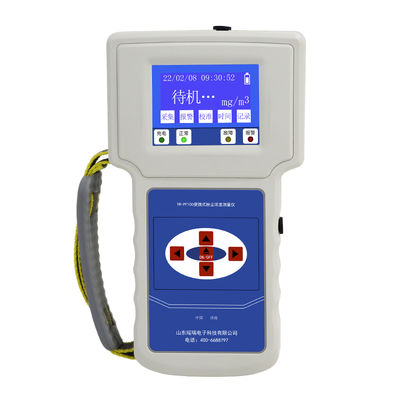 Analizzatore di polveri PM2.5 portatile, misuratore di nebbia, rilevatore, monitor dell'aria, contatore di particelle per un'analisi precisa dell'aria